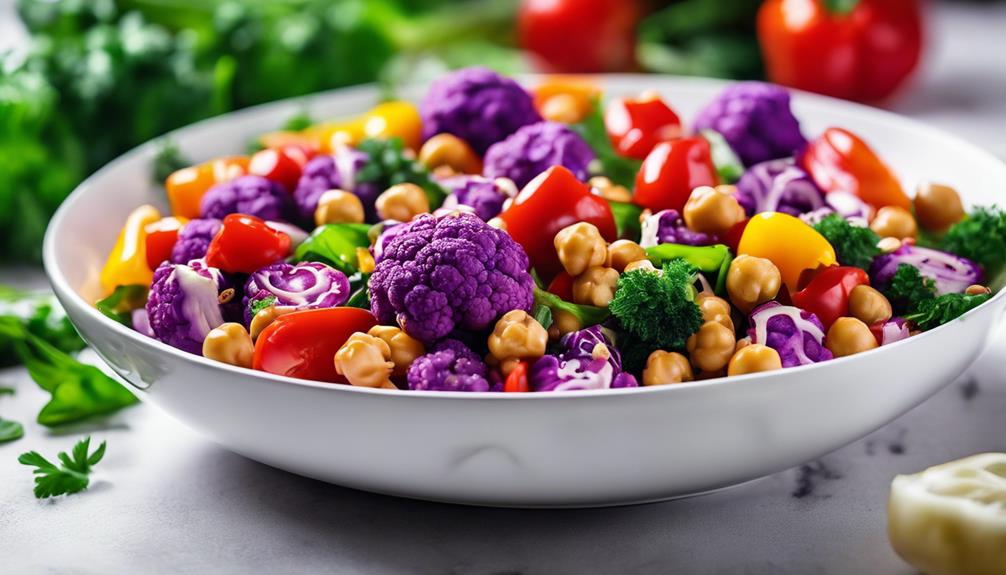 colorful cauliflower salad ideas