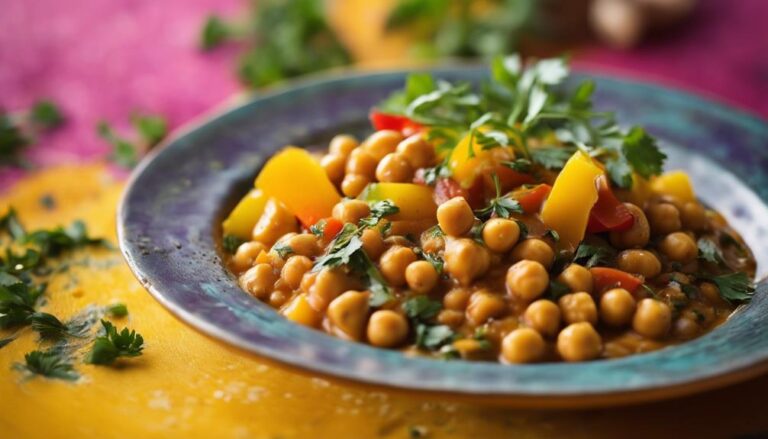 Sous Vide Yellow Pepper and Chickpea Tagine for a 7-Day Color Diet Dinner