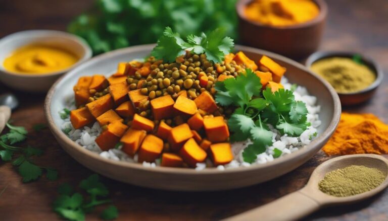 Sous Vide Orange Sweet Potato and Lentil Curry for a 7-Day Color Diet Dinner