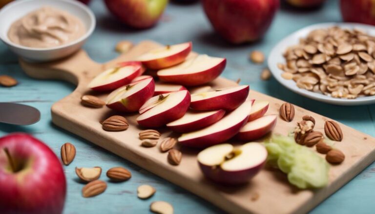 Sous Vide Red Apple Slices With Nut Butter for a 7-Day Color Diet Snack