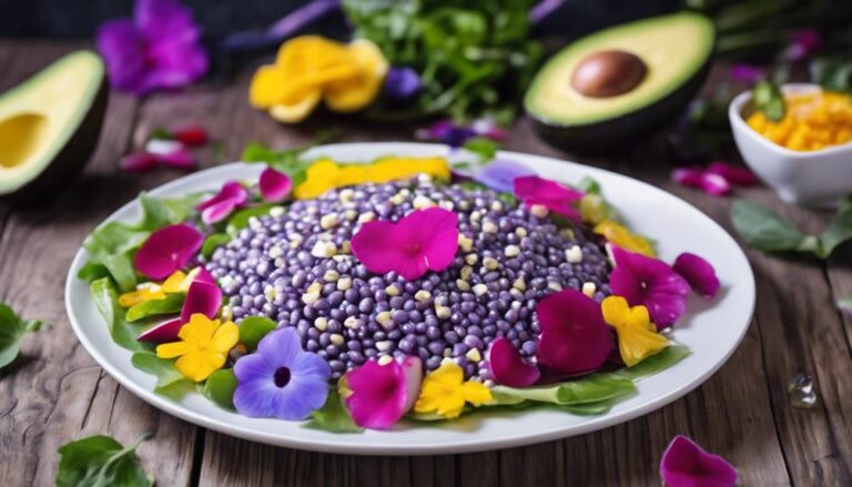 Sous Vide Blue Corn and Avocado Salad on the 7-Day Color Diet