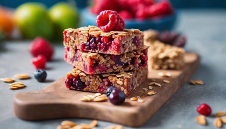 Sous Vide Red Berry and Oat Bars: A 7-Day Color Diet Snack