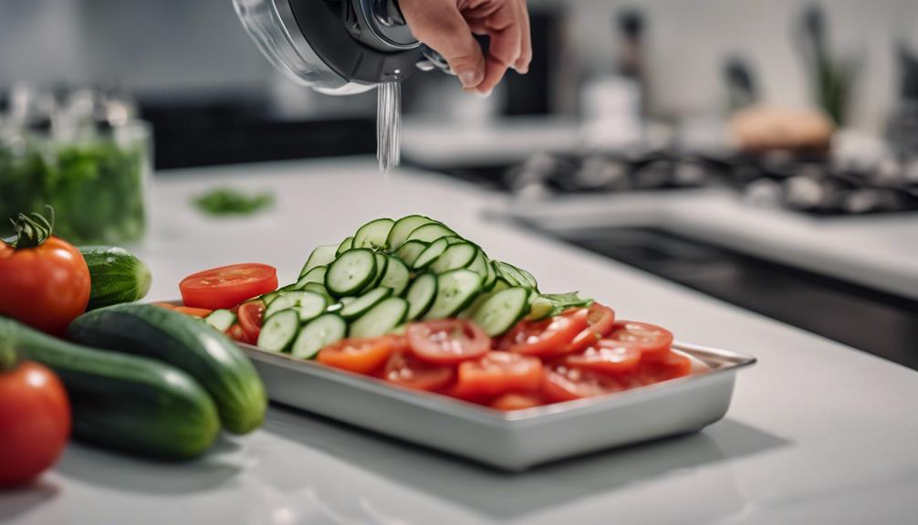 cooking food in vacuum