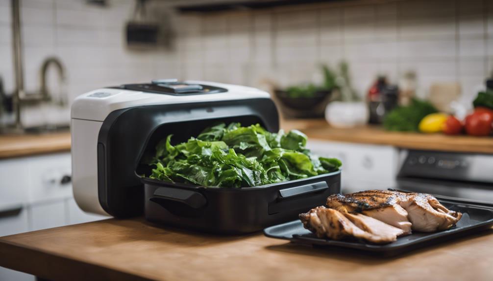 cooking food in vacuum