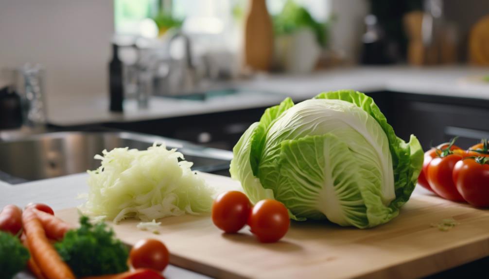 cooking hearty cabbage soup