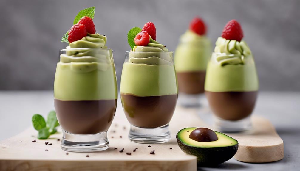 creamy avocado dessert options