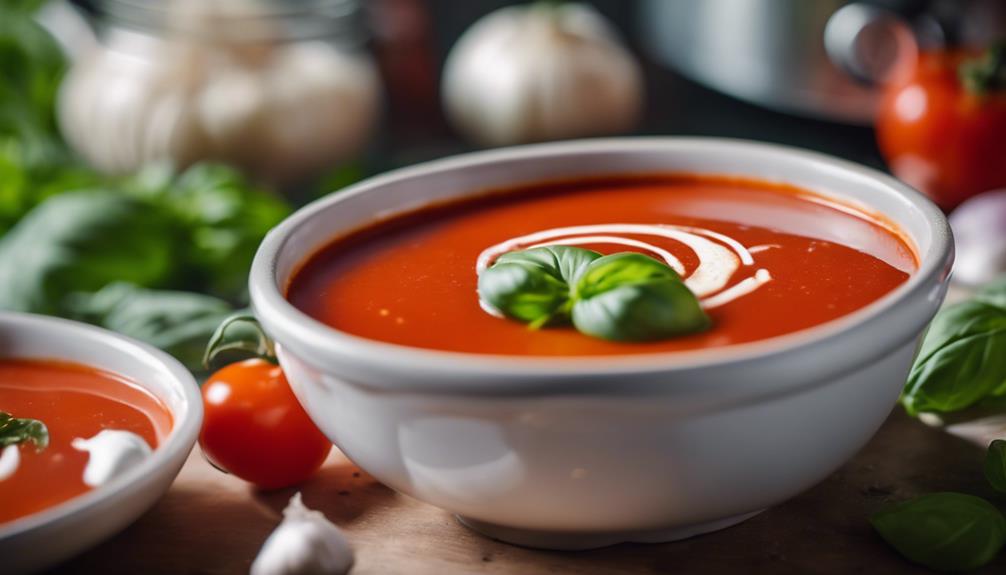 creamy tomato basil soup