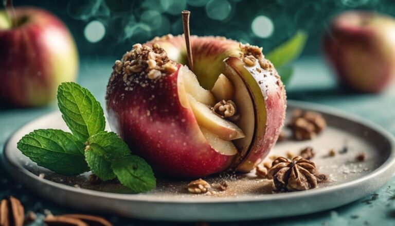 Dessert Sous Vide Baked Apples With Walnuts for Mesomorphs