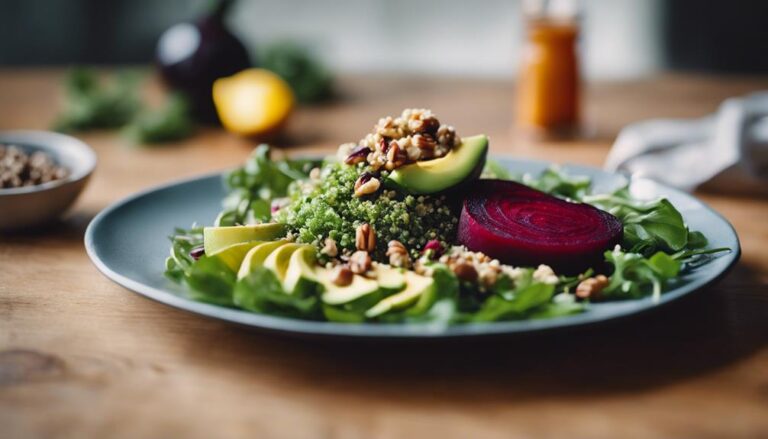 Sous Vide Roasted Beet and Quinoa Salad: A Daniel Fast Lunch