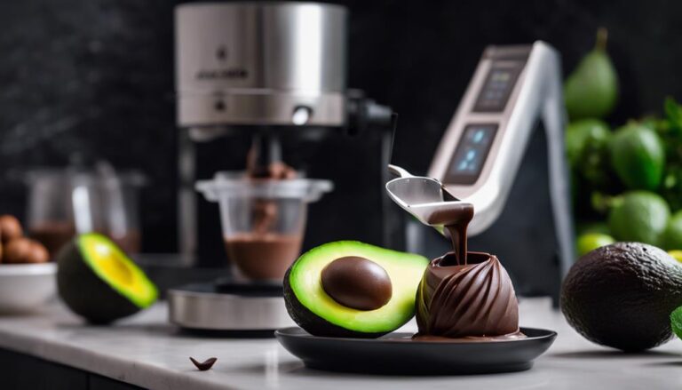 Dessert Sous Vide Dark Chocolate Avocado Mousse for the 17 Day Diet