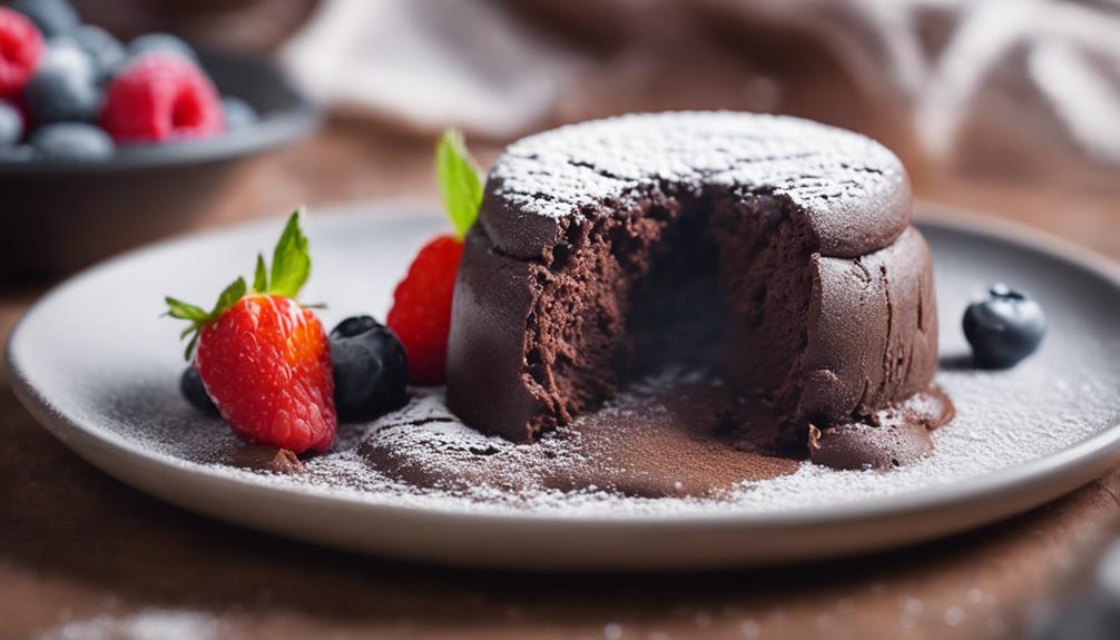 decadent chocolate lava cake