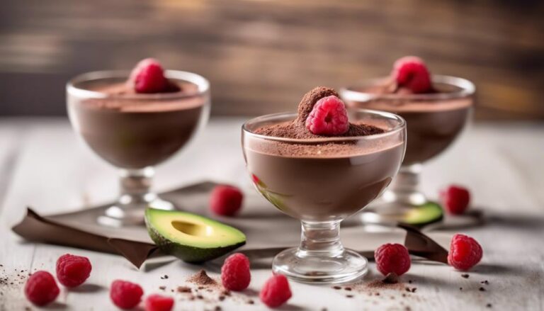 Dessert Sous Vide Dark Chocolate Avocado Mousse for the 1200 Calories a Day Diet