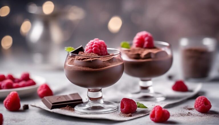 Dessert Sous Vide Dark Chocolate Avocado Mousse for the MyPlate Diet