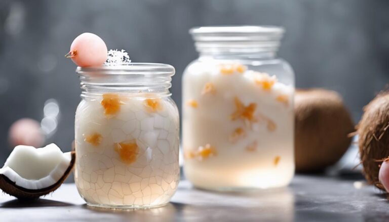 Sous Vide Coconut and Lychee Jelly: A Light Dessert