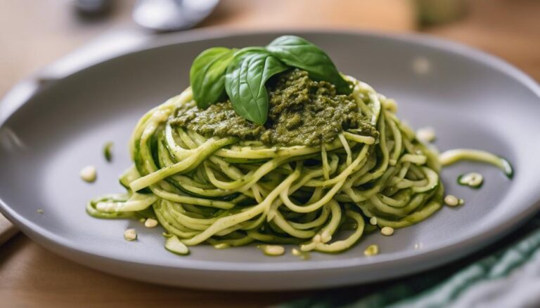 Bulletproof Lunch Sous Vide Zucchini Noodles With Pesto