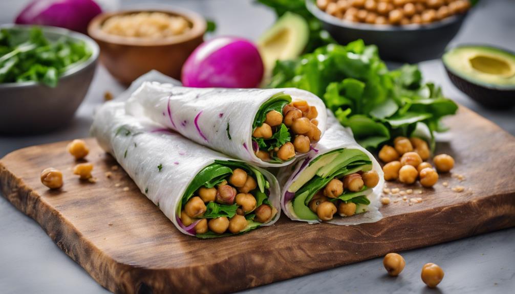 delicious chickpea wrap recipe