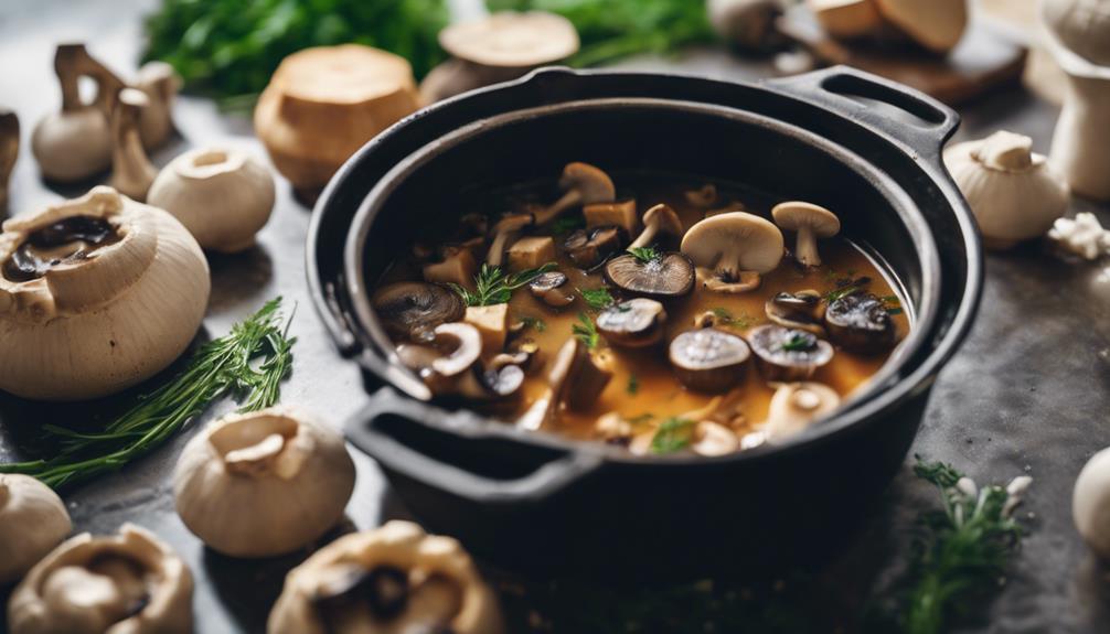 delicious homemade mushroom stew