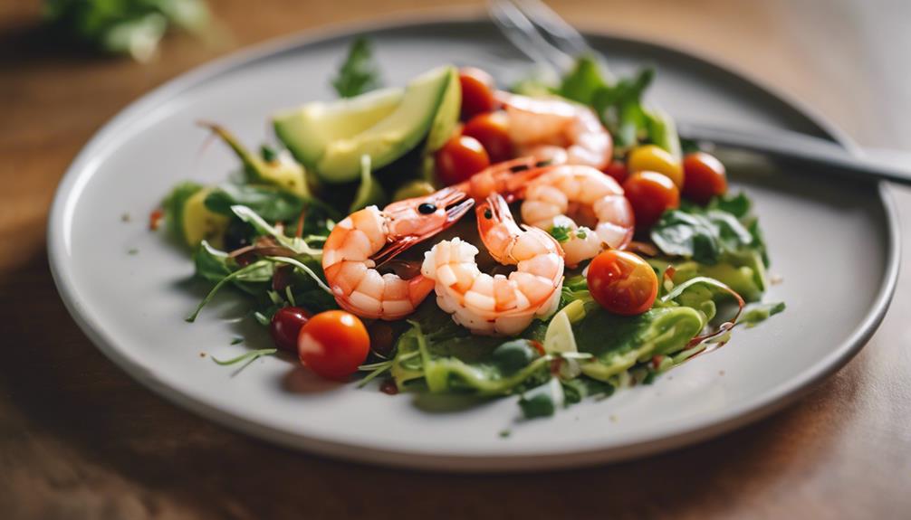 delicious keto shrimp salad