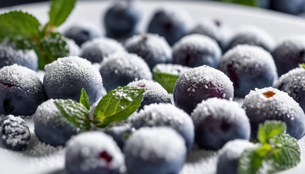 delicious low calorie blueberry treat