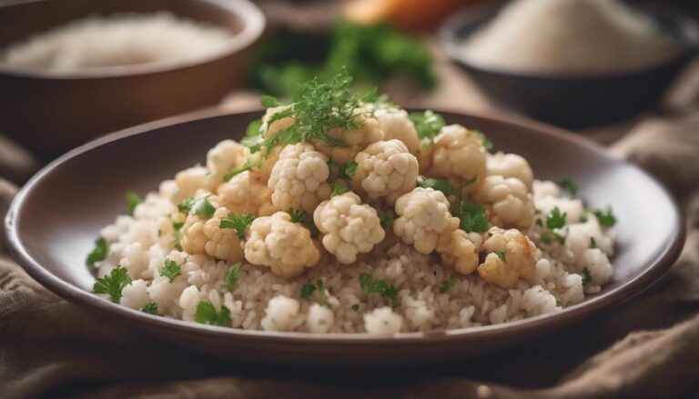 Sous Vide Sweet and Sour Cauliflower With Brown Rice: a Tasty Dinner