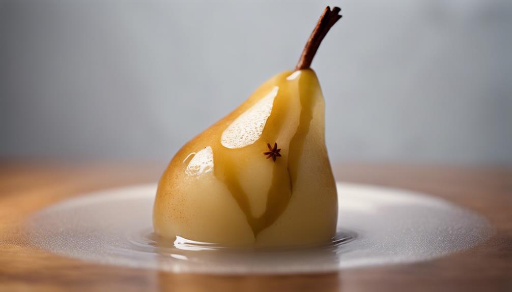 delicious sous vide pears