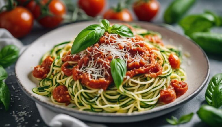 Sous Vide Zoodle and Tomato Marinara: A Light TB12 Dinner