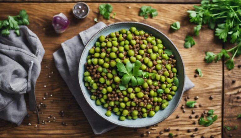 Sous Vide Lunch Bowl With Peas and Lentils for the Eco-Atkins Diet