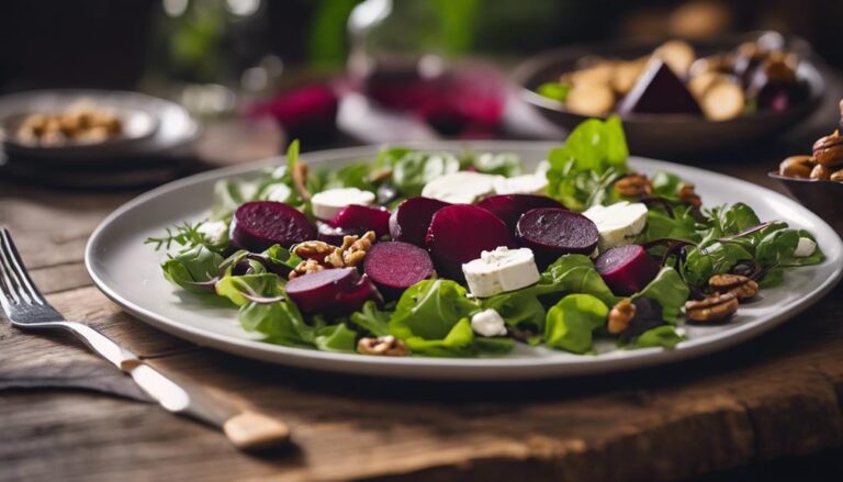 Lunch Sous Vide Warm Goat Cheese Salad for the French Diet