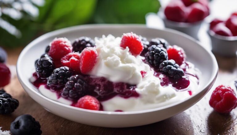 Dessert Sous Vide Berry Compote With Coconut Cream for the Nourish and Glow Diet