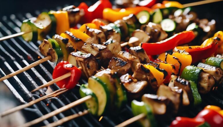 Sous Vide Grilled Veggie Skewers With Asian Marinade: a Tasty Lunch