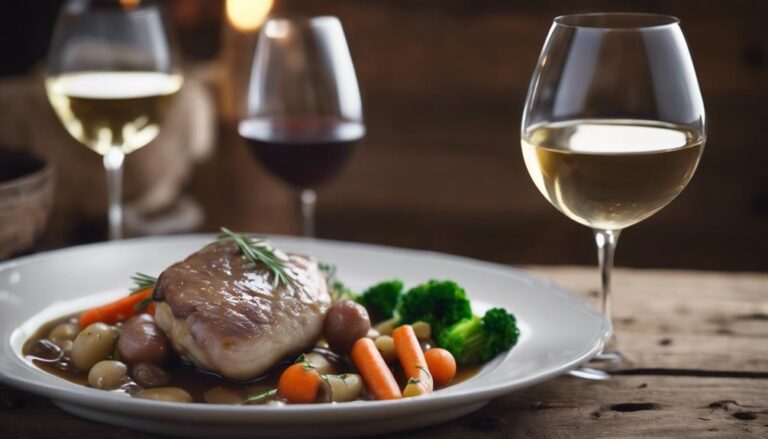 Lunch Sous Vide Coq Au Vin Blanc for the French Diet