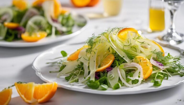 Salad Sous Vide Fennel and Orange Salad for the French Diet