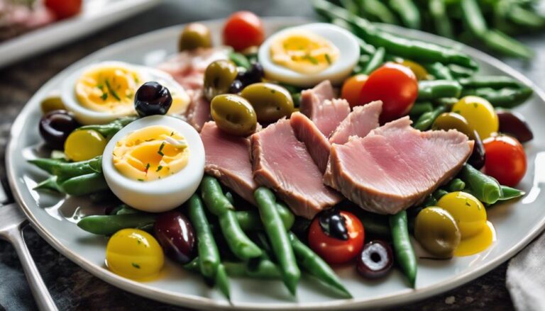 Lunch Sous Vide Nicoise Salad With Tuna for the French Diet