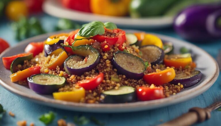 Lunch Sous Vide Ratatouille With Quinoa for the French Diet