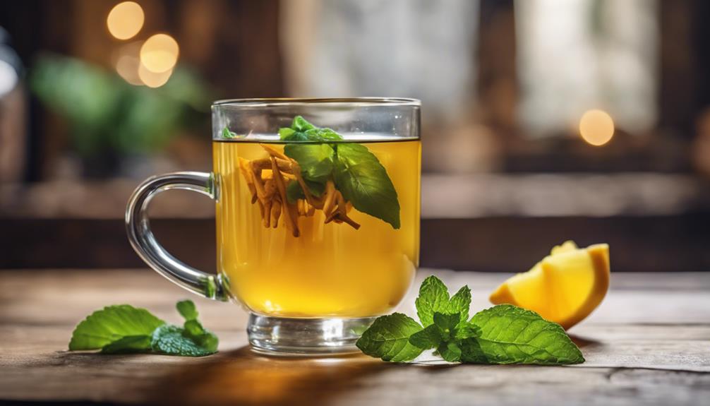 ginger and turmeric tea