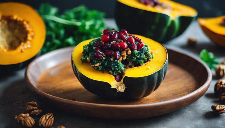 Special Sous Vide Quinoa Stuffed Acorn Squash for the AIP Diet