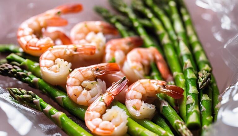 Special Sous Vide Lemon-Garlic Shrimp With Asparagus for the AIP Diet