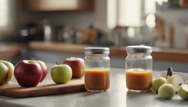 Sous Vide Apple and Cinnamon Purees for a Baby Food Diet Dessert