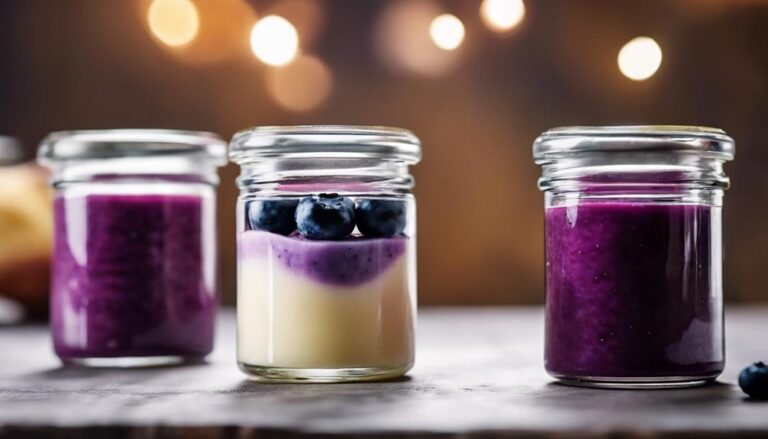 Sous Vide Blueberry and Vanilla Purees for a Baby Food Diet Dessert