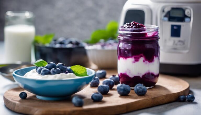 Sous Vide Blueberry and Yogurt Purees for a Baby Food Diet Breakfast