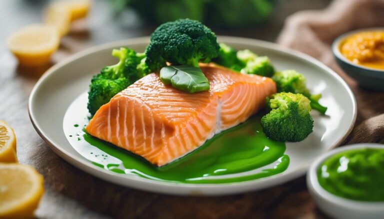 Sous Vide Salmon and Broccoli Purees for a Baby Food Diet Lunch