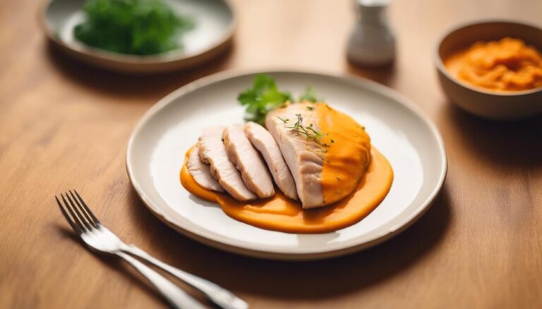 Sous Vide Chicken and Carrot Purees for a Baby Food Diet Lunch