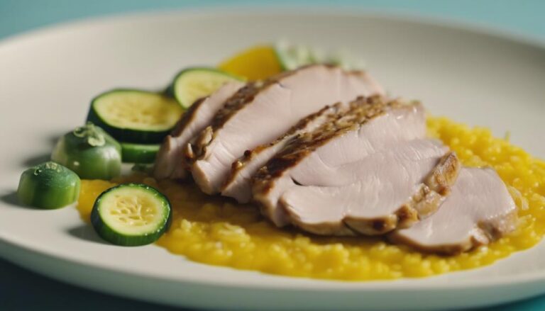 Sous Vide Turkey and Zucchini Purees for a Baby Food Diet Dinner