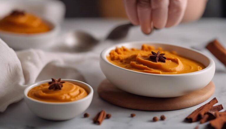 Sous Vide Sweet Potato and Cinnamon Purees for a Baby Food Diet Breakfast