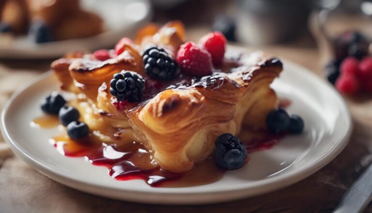 Breakfast Sous Vide Croissant Bread Pudding for the French Diet