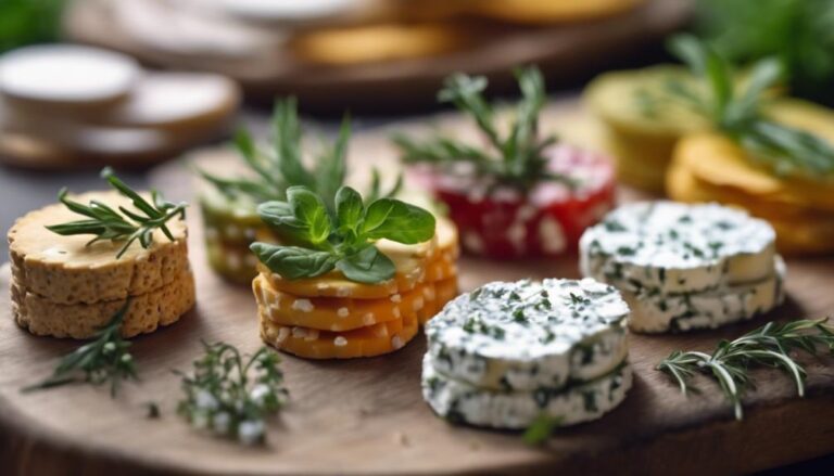 Snack Sous Vide Herbed Goat Cheese With Crackers for the French Diet