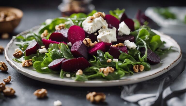 Salad Sous Vide Beet and Goat Cheese Salad for the French Diet