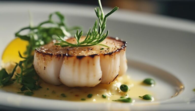 Dinner Sous Vide Seared Scallops With Garlic Butter for the French Diet