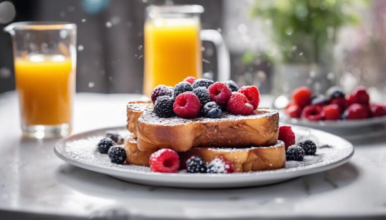 Breakfast Sous Vide French Toast With Berries for the French Diet