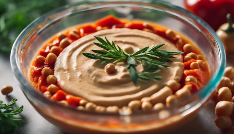 Snack Sous Vide Roasted Red Pepper Hummus for the Nourish and Glow Diet